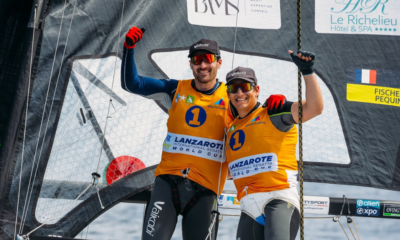 Voile Erwan Fischer et Clément Péquin champions du monde en 49er !