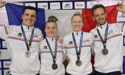 Championnats d'Europe de trampoline Deux médailles d'argent pour les Bleus en synchronisé
