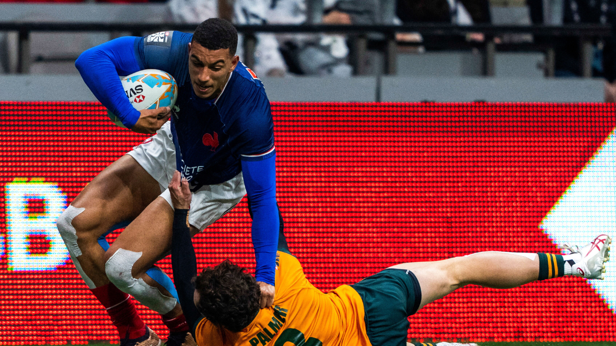 HSBC SVNS Series 20232024 Les Bleus en argent à Hong Kong