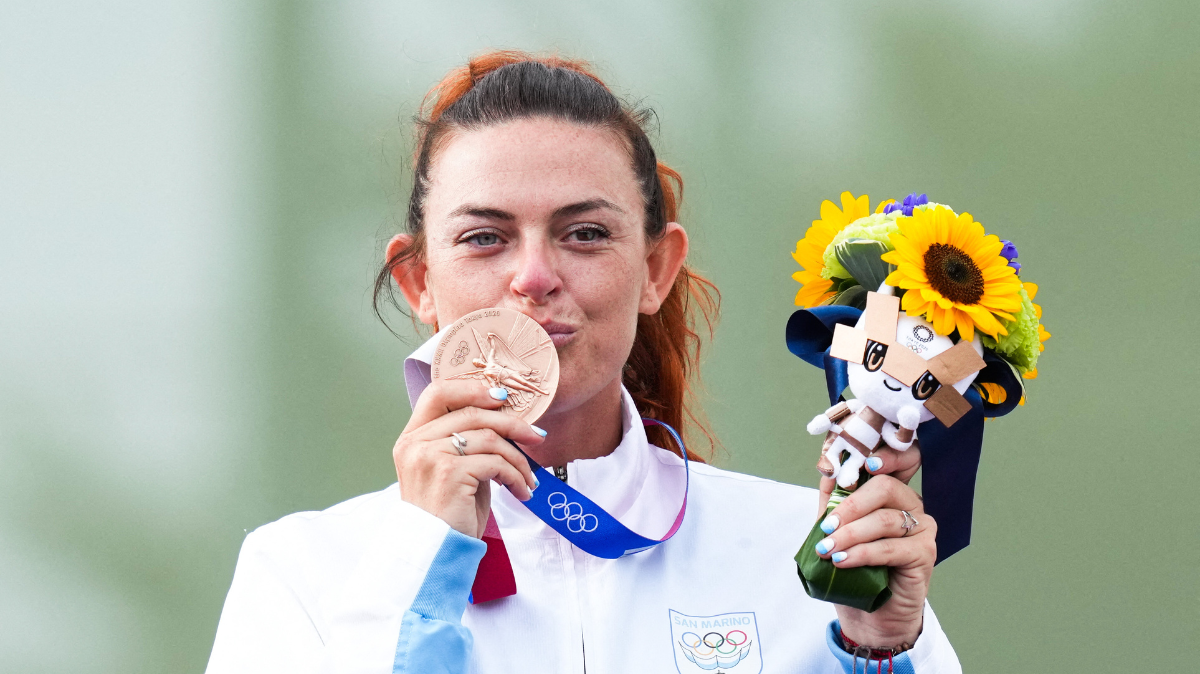 JO Ils ont obtenu la première médaille de leur pays... Alessandra Perilli (Saint-Marin)
