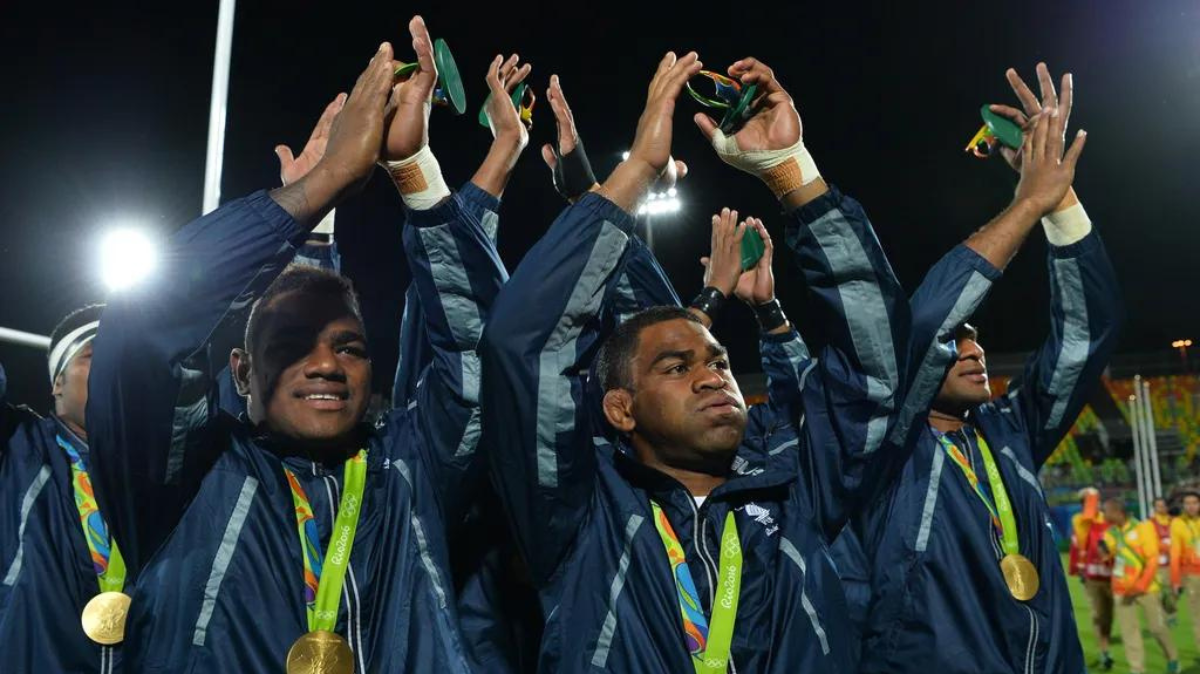JO Ils ont obtenu la première médaille de leur pays... Les Fidjiens du rugby à 7 (Fidji)