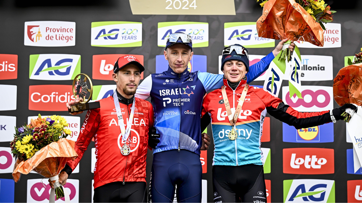 La Flèche Wallonne 2024 Stephen Williams l'emporte devant Kévin Vauquelin (1)