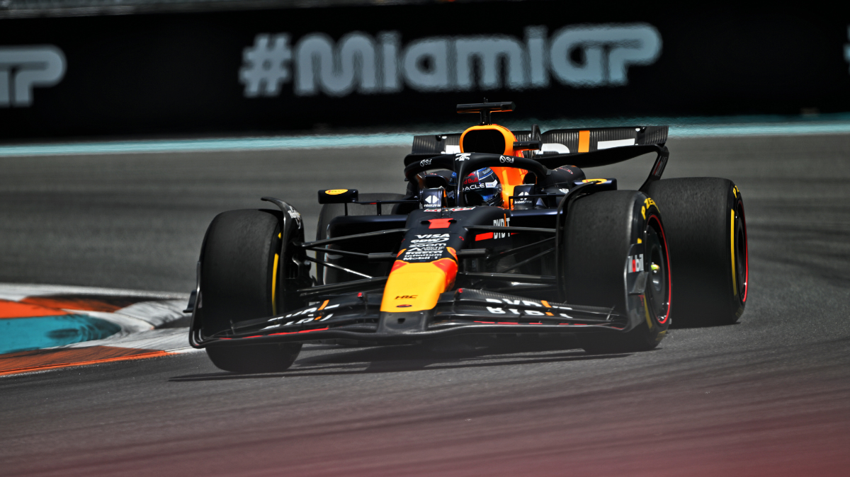 F1 Miami 2024 Max Verstappen en pole devant les deux Ferrari