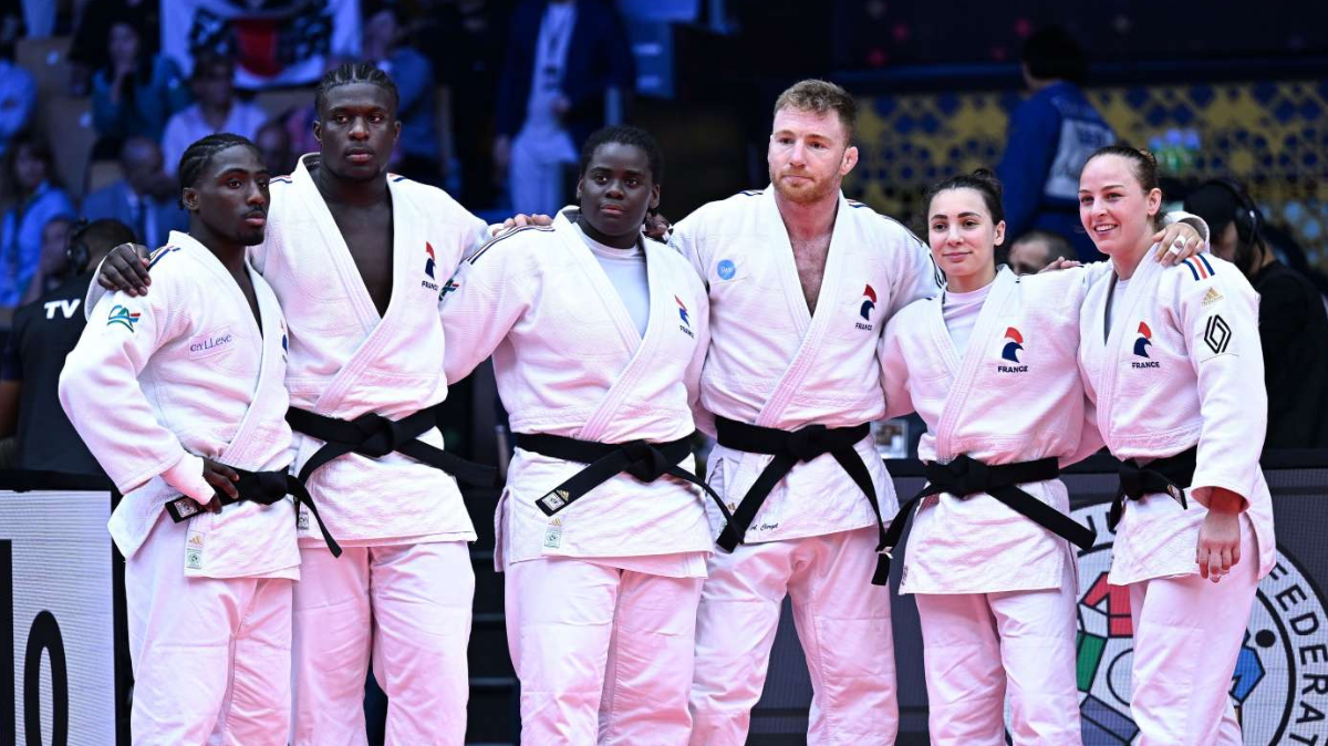 Judo Championnats du monde La France vice-championne du monde par équipes mixtes