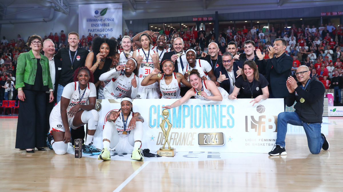 Playoffs LFB Villeneuve-d'Ascq écrase Basket Landes pour s'offrir le deuxième titre de son histoire
