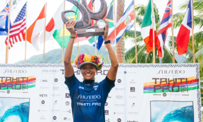 Surf Vahiné Fierro remporte une victoire historique au Tahiti Pro
