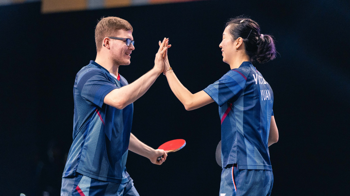 Tennis de table Pas de finale en double mixte pour Jia Nan Yuan et Alexis Lebrun au Saudi Smash