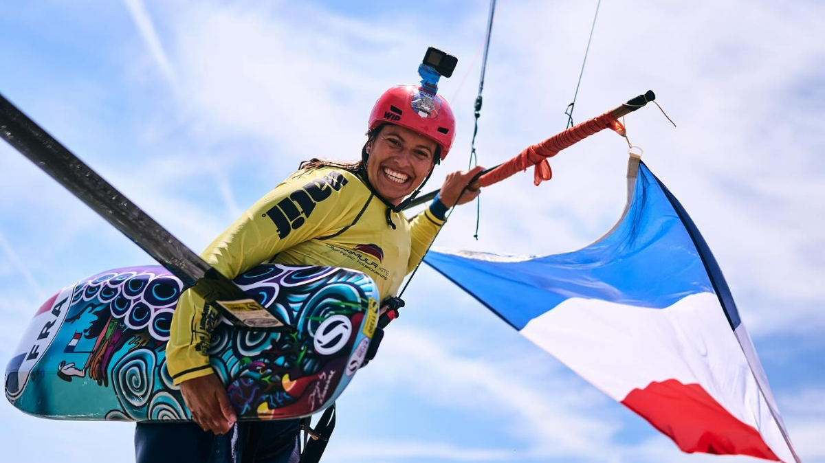 Voile Lauriane Nolot devient double championne du monde de Formula Kite !