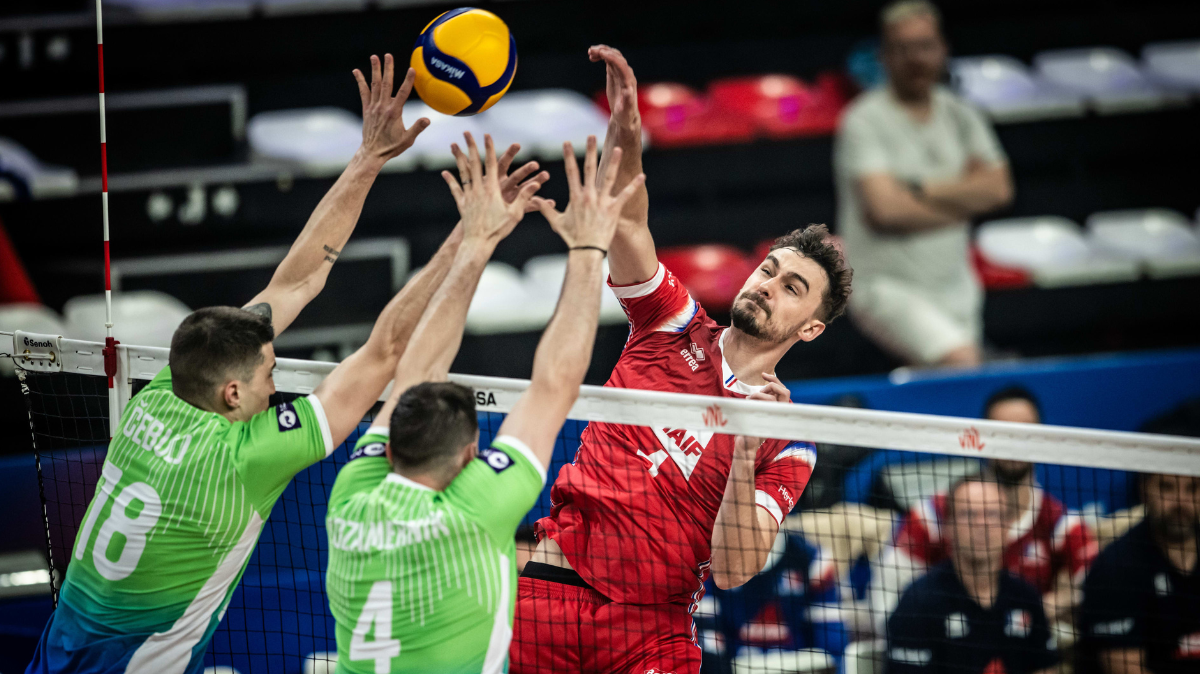 Volley Ligue des Nations masculine 2024 Les Bleus chutent déjà contre la Slovénie