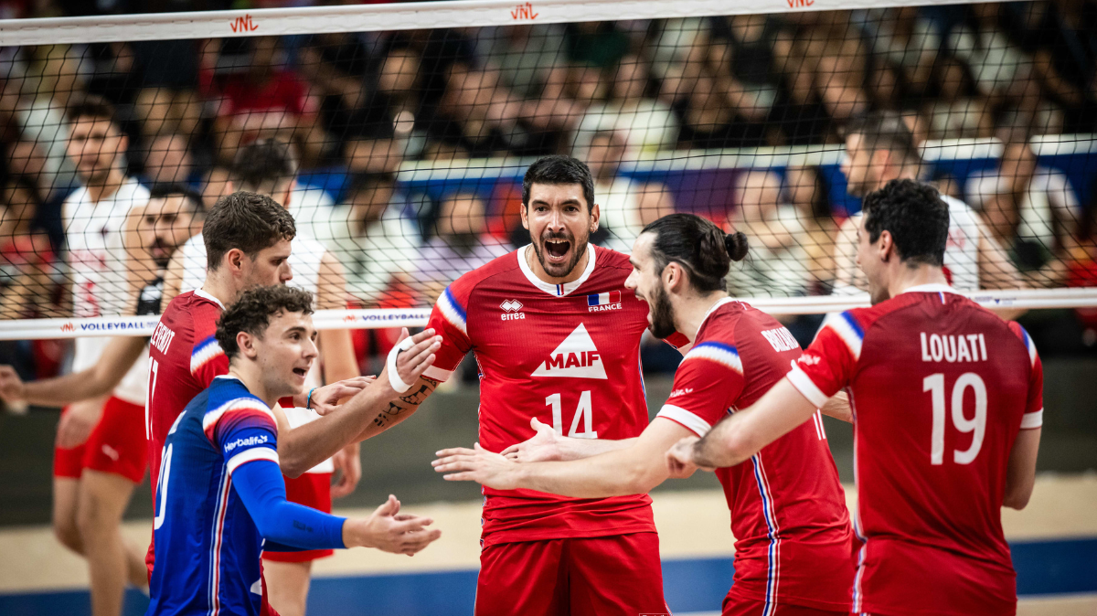Volley Ligue des Nations masculine 2024 Les Bleus s'en sortent contre la Turquie