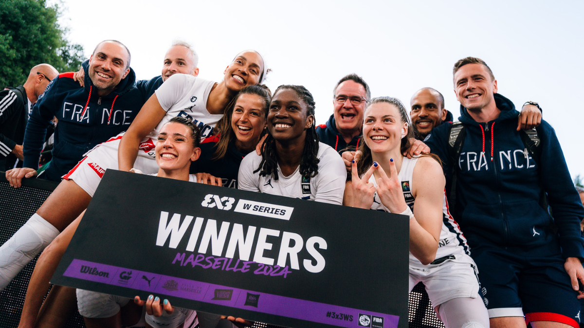 Womens Series Marseille 3X3 2024 Les Bleues l'emportent avec seulement 3 joueuses