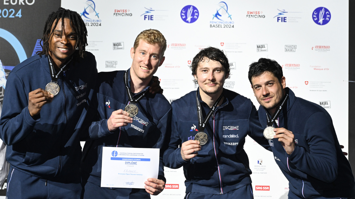 Championnats d'Europe d'escrime 2024 Les Bleus du fleuret champions d'Europe par équipes !