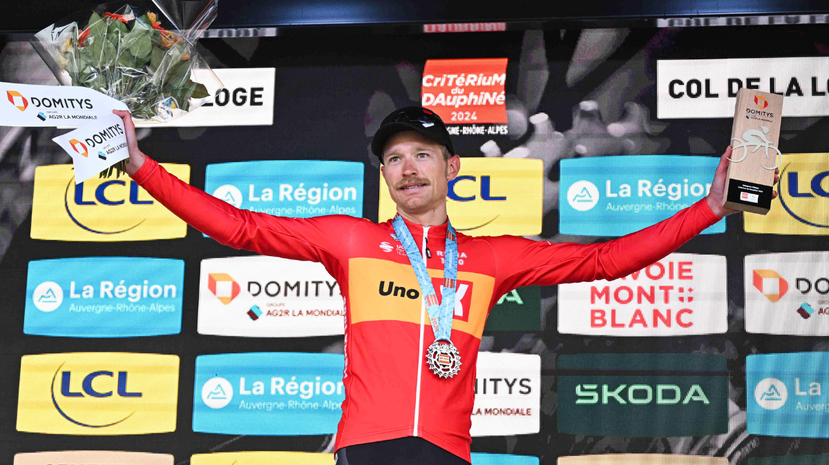 Critérium du Dauphiné 2024 Magnus Cort Nielsen gagne en costaud la deuxième étape (1)