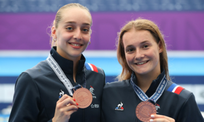 Plongeon Jade Gillet et Emily Hallifax en bronze à 10 mètres aux Championnats d'Europe