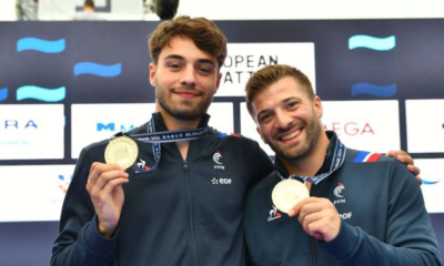 Plongeon Jules Bouyer et Alexis Jandard champions d'Europe à 3 mètres !