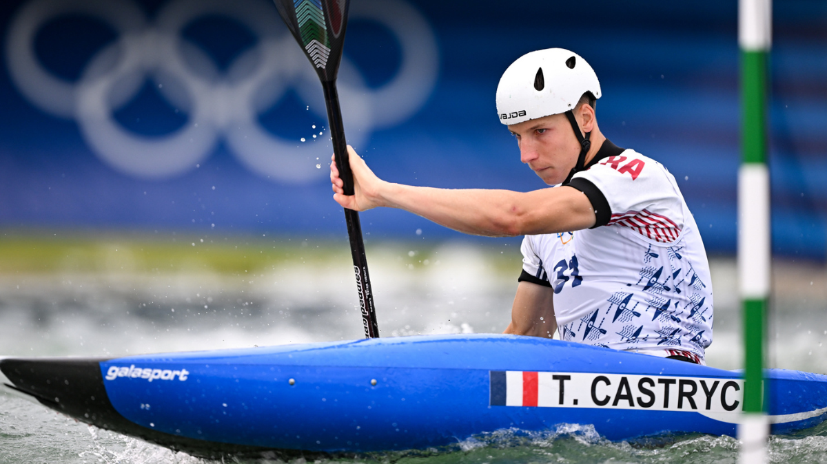 Canoë-kayak slalom JO 2024 Marjorie Delassus (C1) et Titouan Castryck (K1) filent en demies