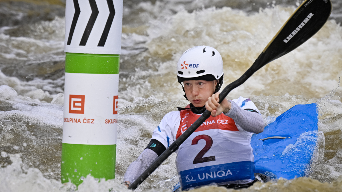 Canoë-kayak slalom JO 2024 Nicolas Gestin et Camille Prigent passent aisément en demies en C1 et K1