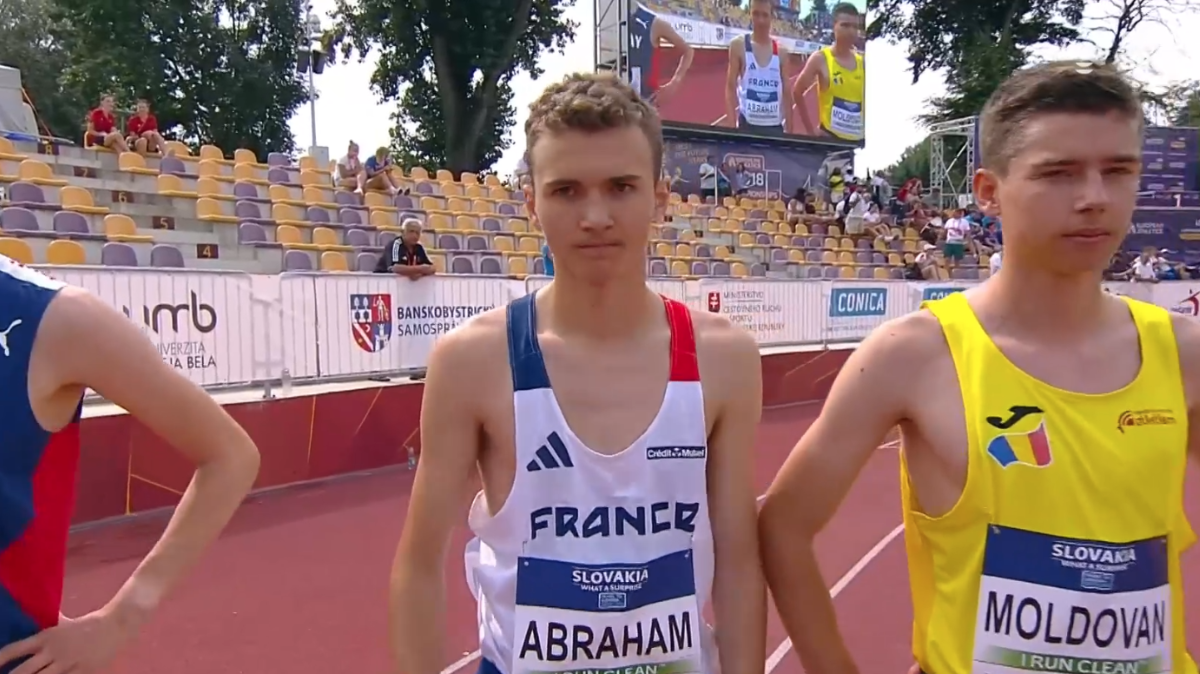 Championnats d'Europe U18 d'athlétisme 2024 - Aloïs Abraham en bronze sur 1500 m