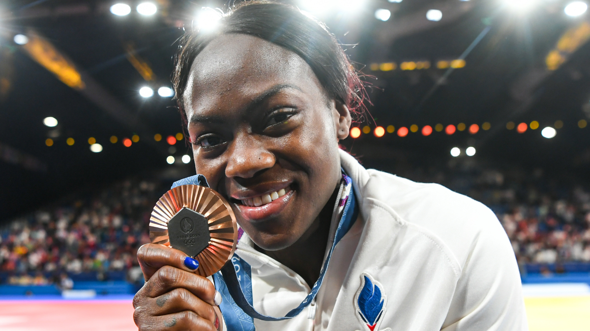 Judo JO 2024 Clarisse Agbegnenou (-63 kg) remporte la médaille de bronze (1)