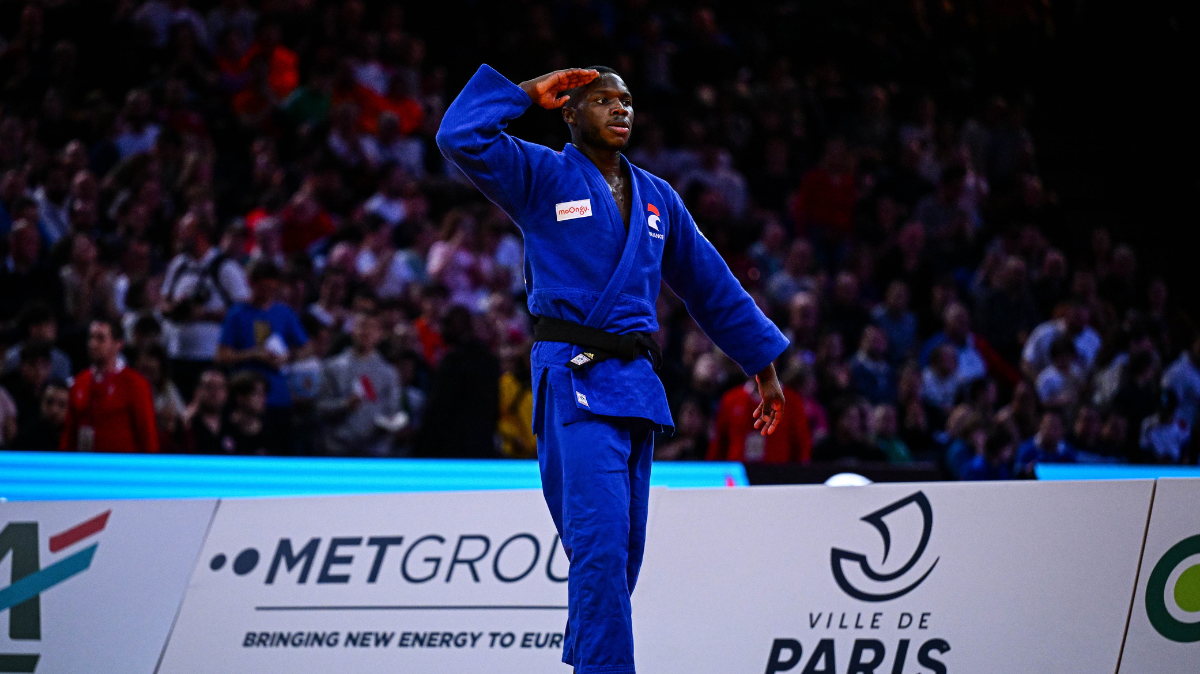 Judo JO 2024 Maxime-Gaël Ngayap-Hambou file en huitièmes (-90 kg)