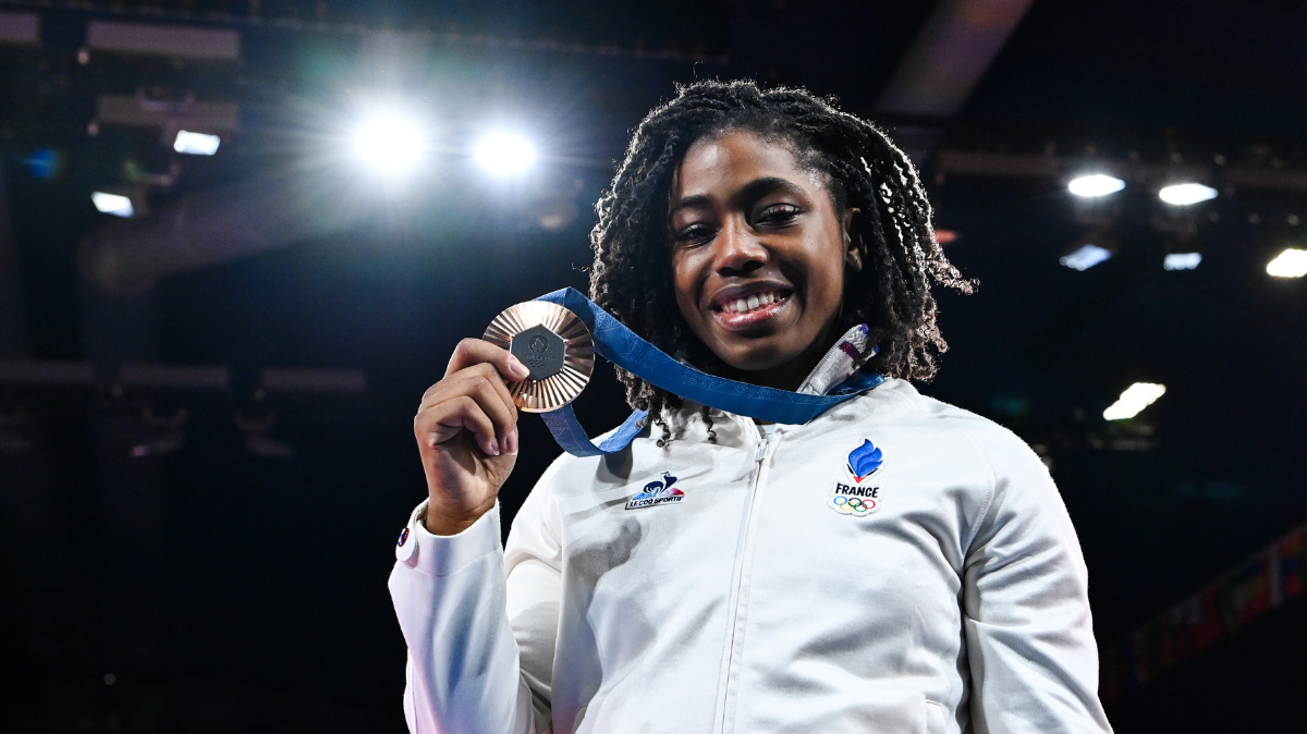 Judo JO 2024 Sarah-Léonie Cysique (-57 kg) décroche la médaille de bronze (1)