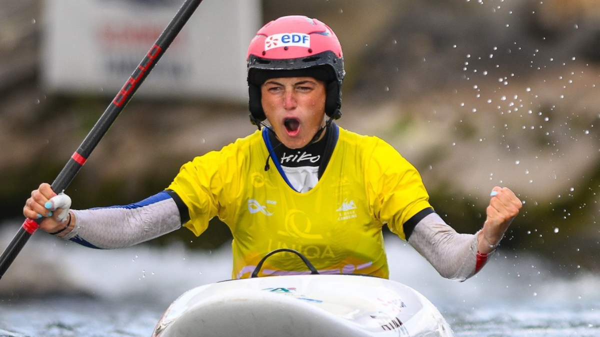 Mondiaux juniors U23 de Canoë-kayak slalom Emma Vuitton et Gaël Adisson sacrés en kayak cross !