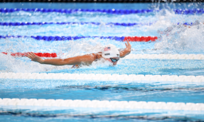 Natation JO 2024 Torri Huske en or sur le 100m papillon