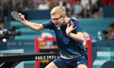 Tennis de table JO 2024 Félix Lebrun domine Anton Källberg et file en 8e