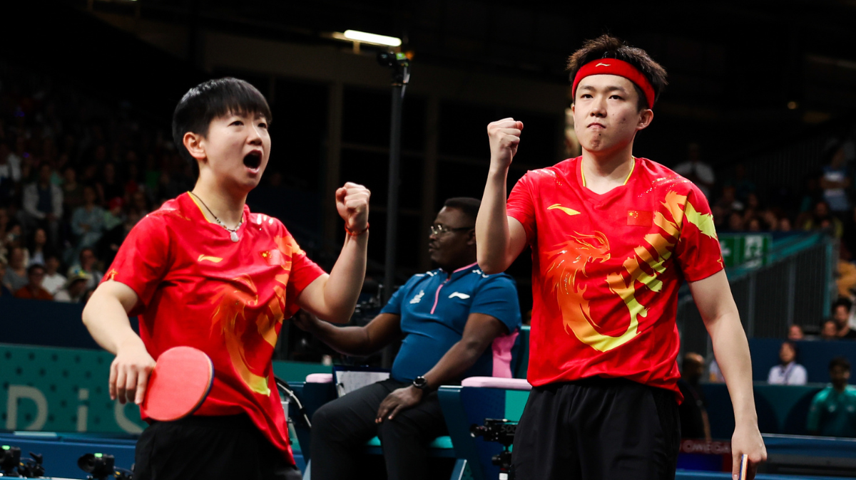 Tennis de table JO 2024 La paire WangSun sacrée sans surprise en double mixte
