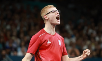 Tennis de table JO 2024 Victoire expéditive de Félix Lebrun contre Harmeet Desai