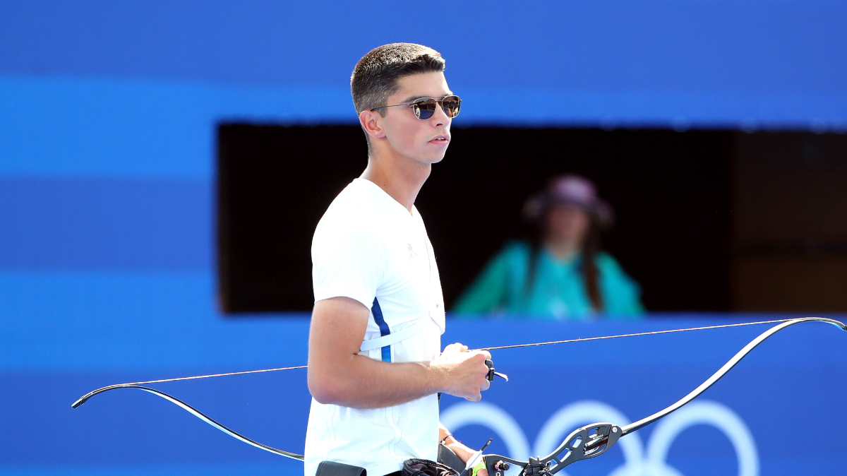 Tir à l'arc JO 2024 Thomas Chirault passe en 8e à la mort subite