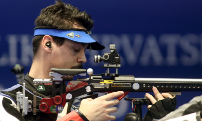 Tir sportif JO 2024 Lucas Kryzs en finale de la carabine 50 mètres 3 positions, Romain Aufrère éliminé
