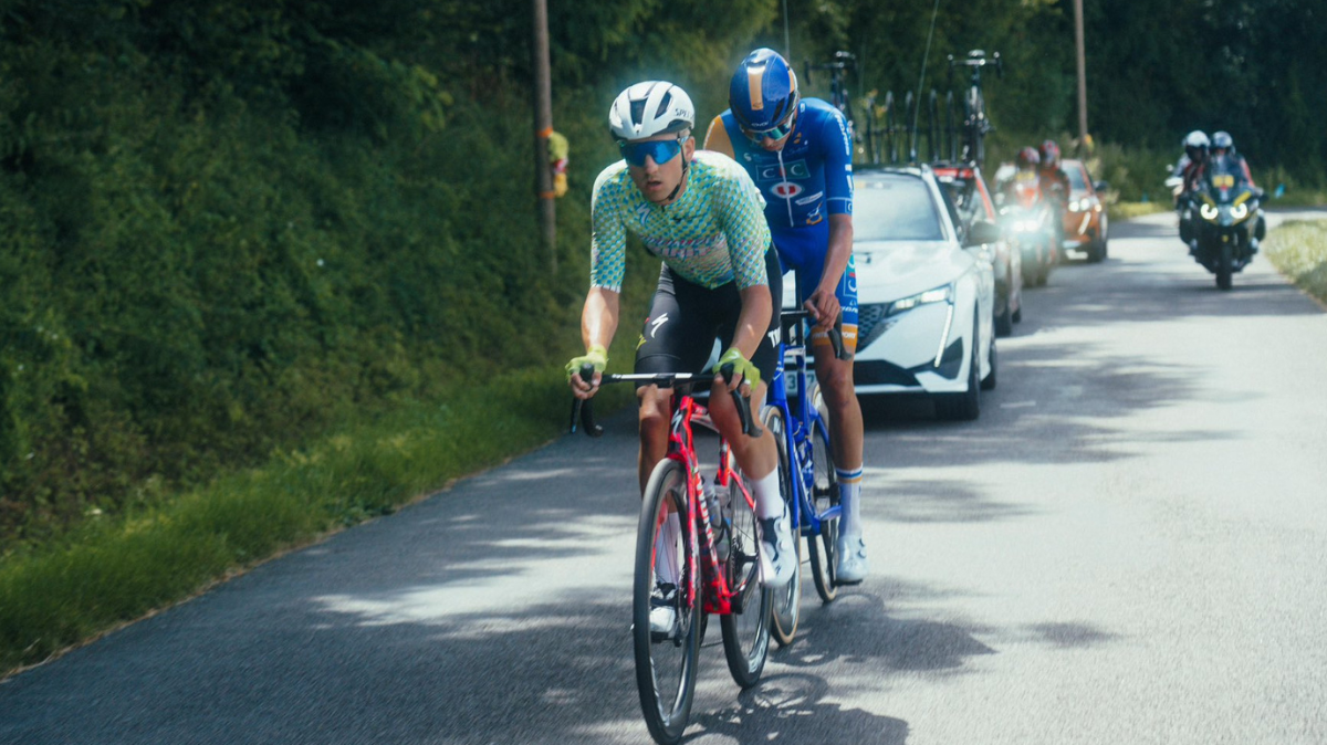Tour de l'Ain 2024 Le gros coup de Fergus Browning sur la 1e étape !