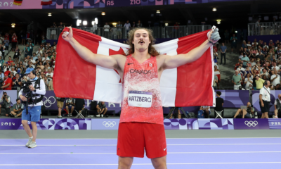 Athlétisme JO 2024 Ethan Katzberg sacré au lancer de marteau hommes (1)
