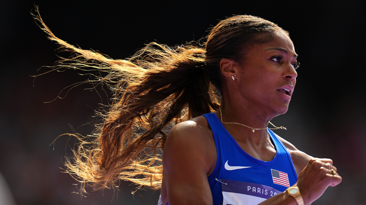 Athlétisme JO 2024 Gabrielle Thomas en or sur le 200 m