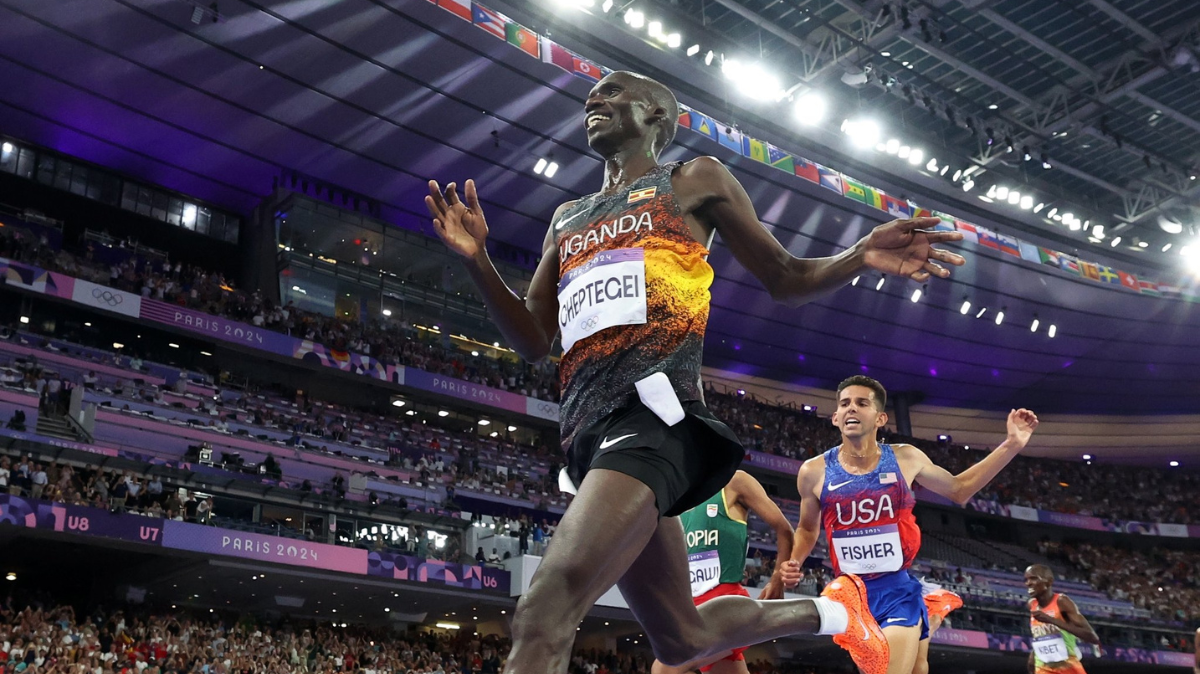Athlétisme JO 2024 Joshua Cheptegei sacré sur le 10 000 m avec un record olympique