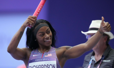 Athlétisme JO 2024 Les États-Unis en or sur le 4x100 femmes, la France quatrième