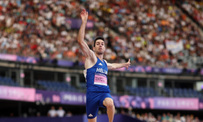 Athlétisme JO 2024 Miltiadis Tentoglou champion olympique de saut en longueur