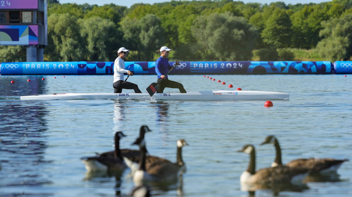 Canoë-Kayak JO 2024 La paire XuSun double la mise sur 500 m (C2)
