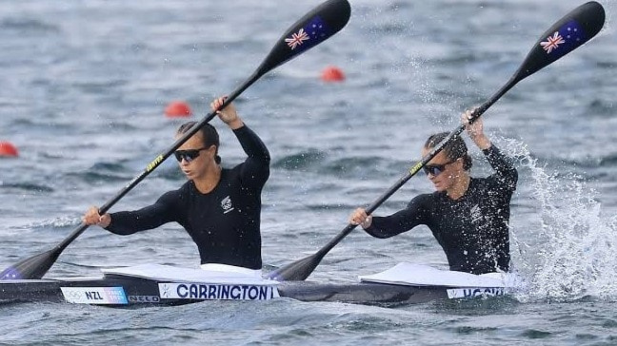 Canoë-Kayak JO 2024 Le duo CarringtonHoskin vainqueur sans conteste du 500 m K2