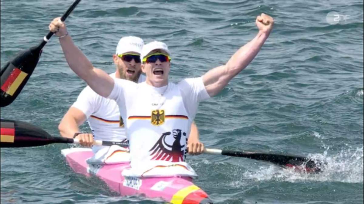 Canoë-Kayak JO 2024 : Les Allemands sur le toit de l'Olympe en K2 sprint 500 m
