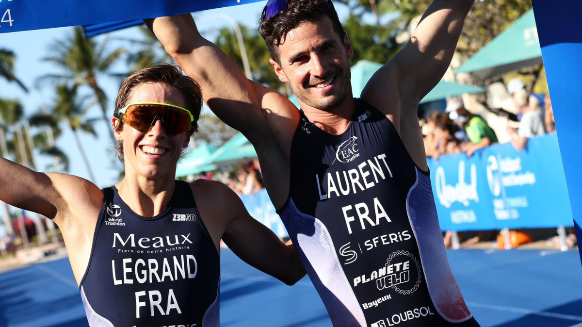 Duathlon : Marion Legrand et Thomas Laurent champions du monde sur le relais mixte