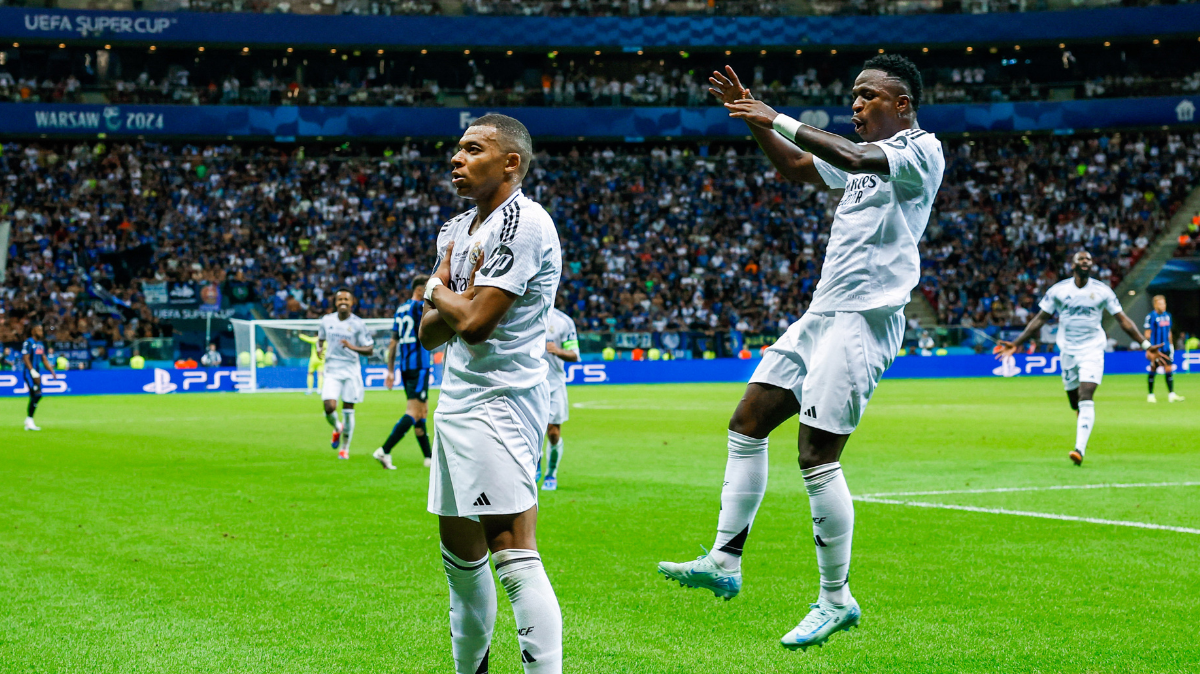 Football Kylian Mbappé offre la SuperCoupe d'Europe au Real Madrid