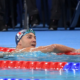 Natation JO 2024 Hubert Kos sacré sur 200 m dos, Mewen Tomac au pied du podium