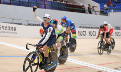 Piste Mondiaux juniors Lucas Menanteau en or sur le Scratch, les poursuites en argent
