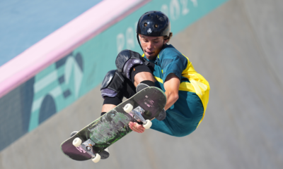 Skateboard JO 2024 Keegan Palmer double la mise en park