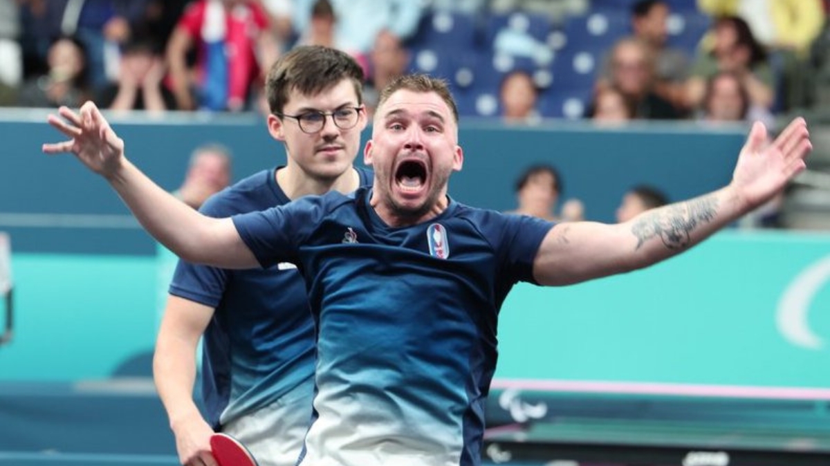 Tennis de table Jeux Paralympiques 2024 Clément Berthier et Esteban Herrault battus par la Chine mais en bronze (MD14)