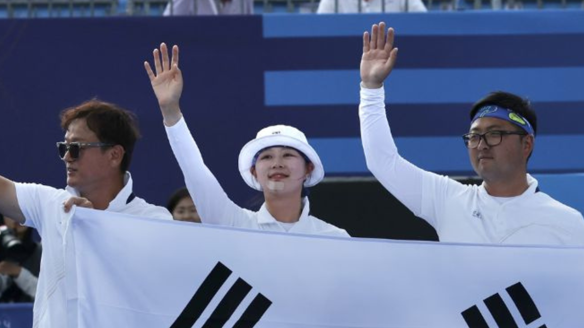 Tir à l'arc JO 2024 La Corée du Sud conserve son titre sur l'épreuve mixte
