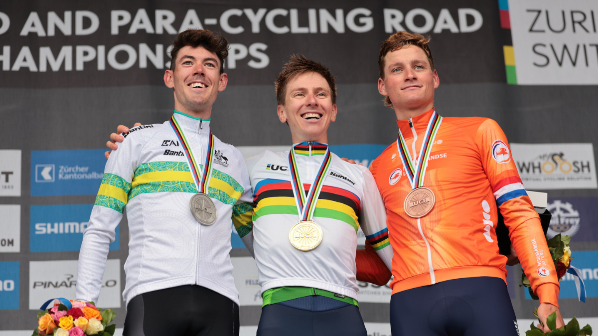 Mondiaux Cyclisme 2024 Tadej Pogacar sacré champion du monde sur la course en ligne (1)