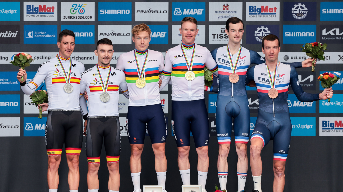 Mondiaux Para Cyclisme 2024 Alexandre Lloveras et Yoann Paillot en bronze sur la course en ligne B